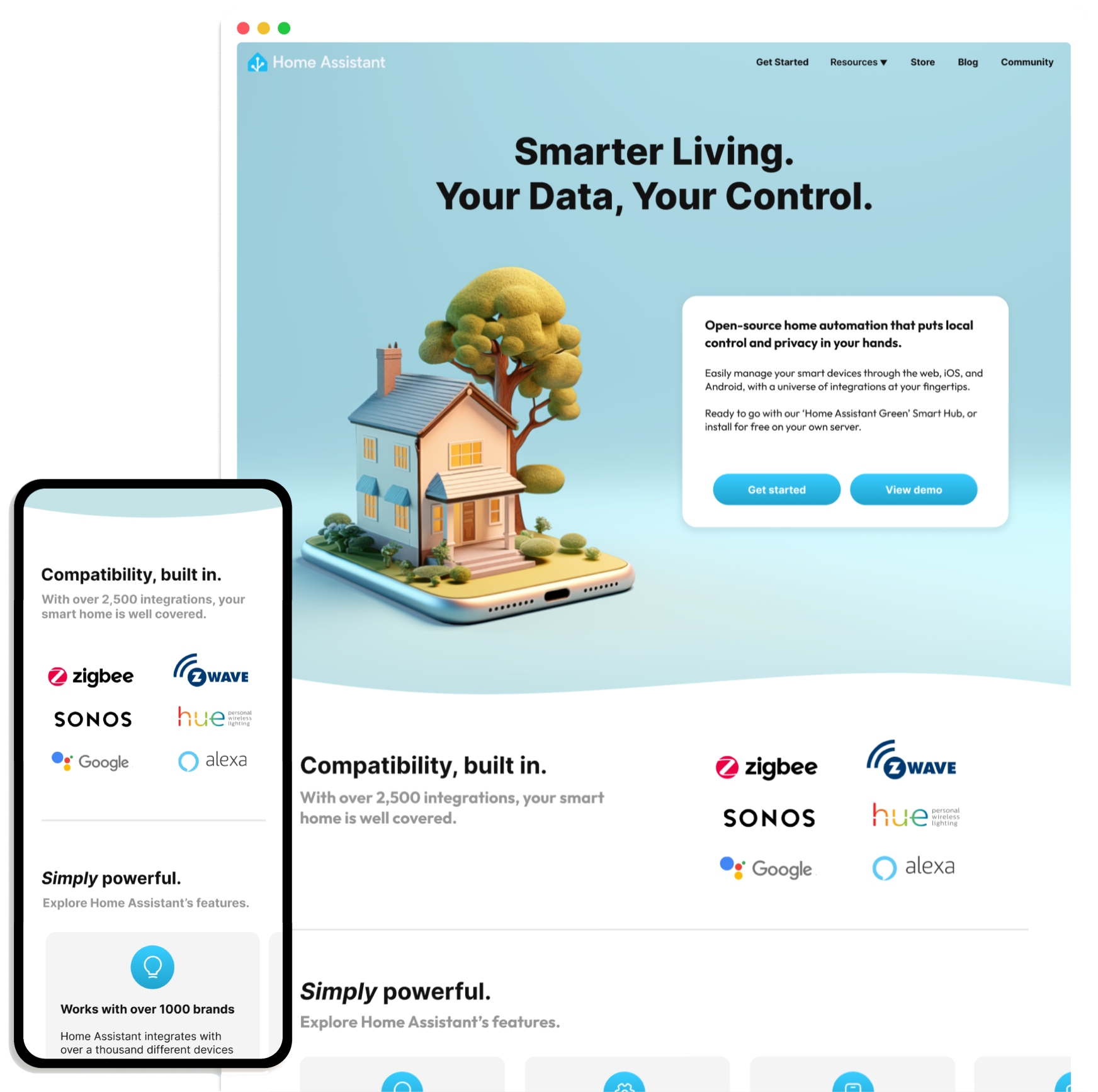 Screenshot of Home Assistant case study